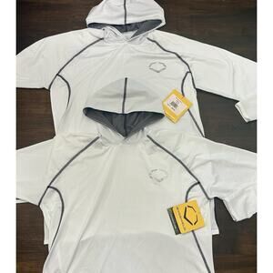 (2) NWT Evoshield Hoodie Mens Small Athletic Pullover Workout Gym Swag Tech New